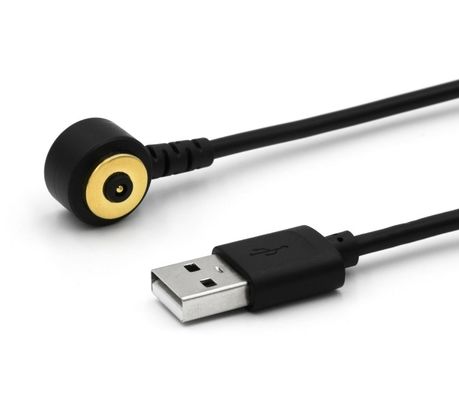 Hoogstroom 3.0a oplaadkabel USB 2 pin Circulaire oplaad adapter Magnetische Pogo pin