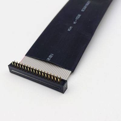 IDC Ribbon Flat Cable Assembly UL2651 28AWG met geblokkeerde koperdraadgeleider
