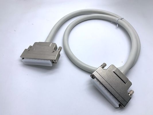 Op maat gemaakte grijze SCSI-aansluitkabel 68 pin 100 pin mannelijke kabel Ul20276 28awg kabel