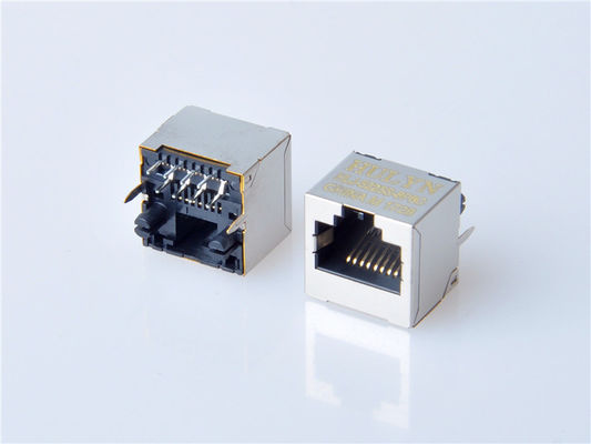 8p8c RJ45 Jack Connector PCB Mount Voor Netwerk Socket Internet Modulaire Koperlegering
