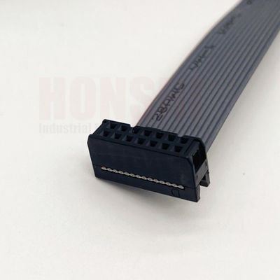 Elektronisch vlakkabel 2.54mm Pitch IDC Flat Ribbon Cable Connector aangepaste kleur
