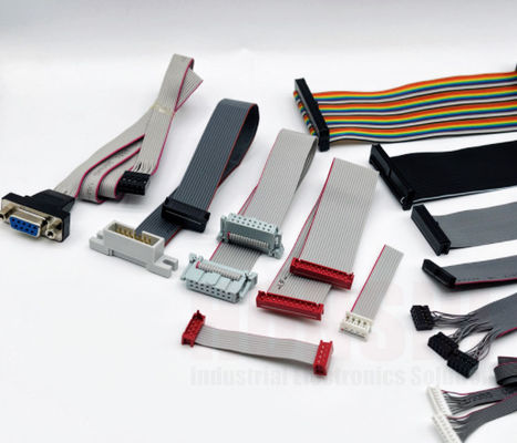 IDC Ribbon Flat Cable Assembly UL2651 28AWG met geblokkeerde koperdraadgeleider