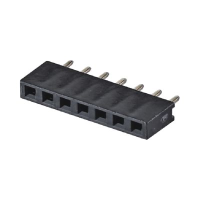 Single Row 180 Degree 40P Vrouwelijke kop aansluiting 2.54mm Pitch 8.5mm Hoogte Plastic