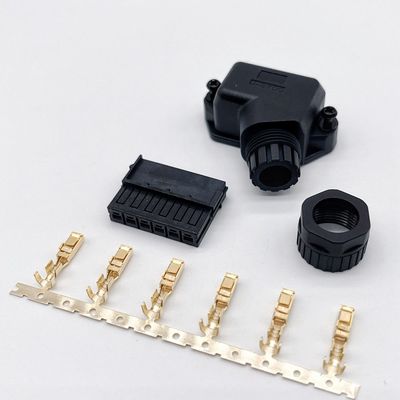 Goud bekleed servomotor stroom aansluiting 4 pin 5 pin Fosfor bronzen contactmateriaal