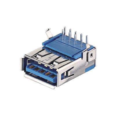 USB 2.0 / 3.0 Jack Type A Mannelijke stekker connector Messing / Fosfor Bronzen contactmateriaal