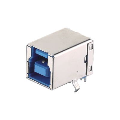 USB 2.0 / 3.0 Jack Type A Mannelijke stekker connector Messing / Fosfor Bronzen contactmateriaal
