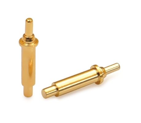 Custom 5.08mm Pitch Pogo Pin Connector Man 8 Pin 4.0mm Drie rijen voorjaar geladen
