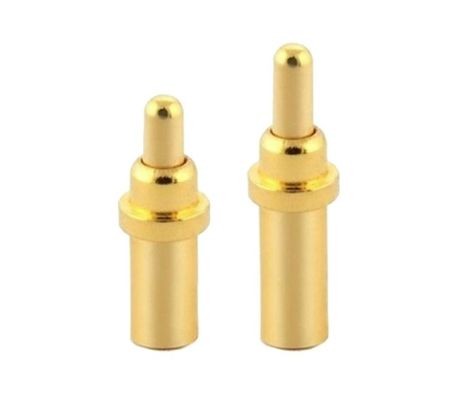 Custom 5.08mm Pitch Pogo Pin Connector Man 8 Pin 4.0mm Drie rijen voorjaar geladen