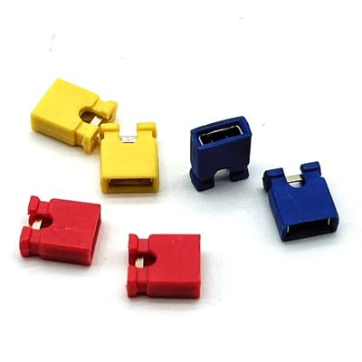 Auto Mini Jumper Connector Board to Board Vrouwelijke stopcontact 1.27mm 2mm 2.54mm Pitch Zwart Rood Geel met Ni Plating