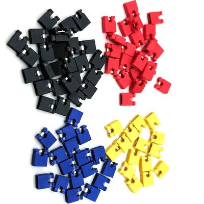 Auto Mini Jumper Connector Board to Board Vrouwelijke stopcontact 1.27mm 2mm 2.54mm Pitch Zwart Rood Geel met Ni Plating