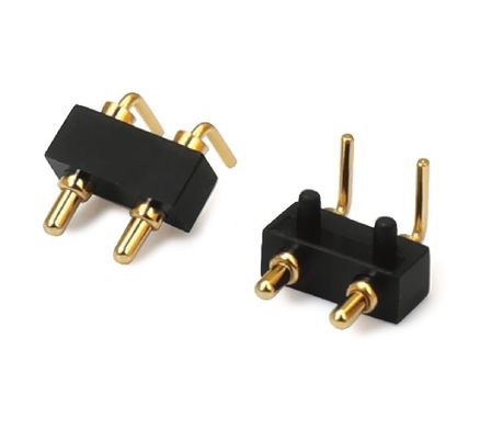 3.0mm 2pin Mannelijke Pogopin Eenrijdige Rechte Hoek Dip Pogo Pin Waterdicht Connector