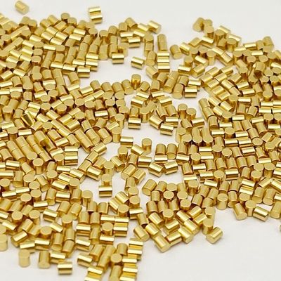 Custom 0.02mm Diameter 10u '' Goud bekleed Messing Pin Contacten Springs Voor Man Geslacht En Zout Mist 72H