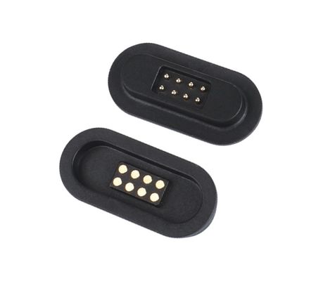 Hoogstroommagnetische Pogo Pin Connector 1A 2A 3A 5A 10A met veerbelasting
