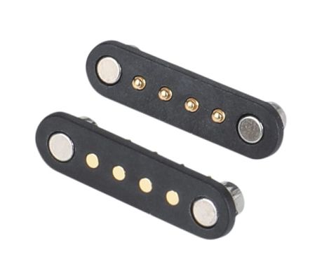 Hoogstroommagnetische Pogo Pin Connector 1A 2A 3A 5A 10A met veerbelasting