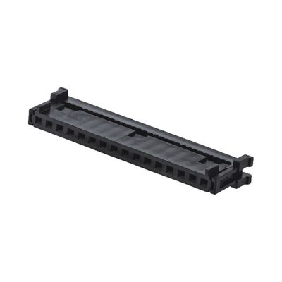 8 pin - 24 pin Single Row IDC Connector 2,54 mm Pitch Black Vrouwelijke FC Socket