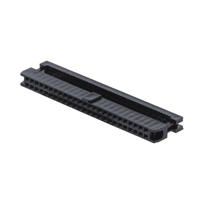 8 pin - 24 pin Single Row IDC Connector 2,54 mm Pitch Black Vrouwelijke FC Socket