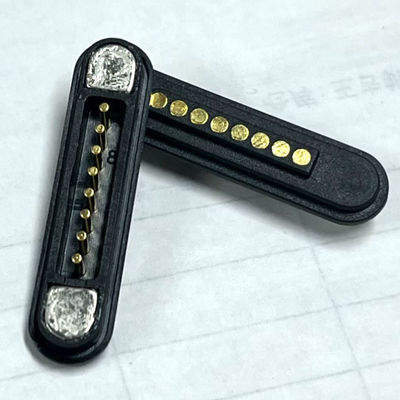 8pin magnetische connector man vrouwelijke Pogo pin connector voor pcb-bord