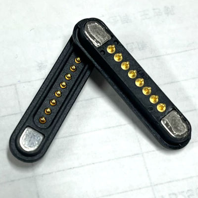 8pin magnetische connector man vrouwelijke Pogo pin connector voor pcb-bord