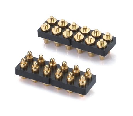 Op maat gemaakte 2,54 mm Dip Type 3pin H1,5 mm Pogo Pin connector voor veerpin connector