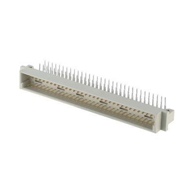 2.54mm DIN 41612 connector 64 pin rechthoek vrouwelijke pinnen door gat 3 rij connector