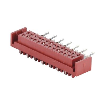 Rechte IDC Vrouwelijke connector Micro Match 4 6 8 10 20 Pin 1.27mm Pitch