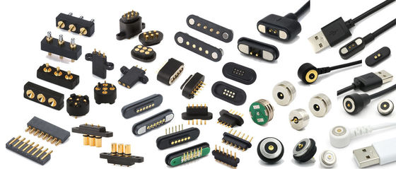 2,54 mm pitch mannelijke 5-pins PCB-connector veerbelast Pogo-pinconnector diptype