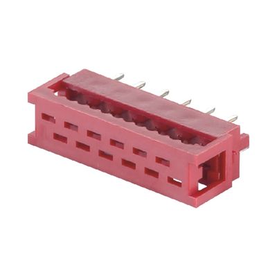 Rechte IDC Vrouwelijke connector Micro Match 4 6 8 10 20 Pin 1.27mm Pitch