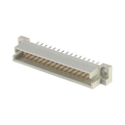 2x32P 2.54mm Din 41612 connector 2 rij 64 pin man straight through hole dip