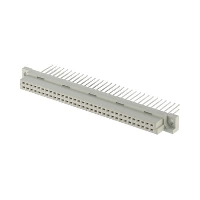 2x32P 2.54mm Din 41612 connector 2 rij 64 pin man straight through hole dip