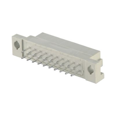 Rechte vrouwelijke 2 rijen DIN 41612 connector 64 pin verticaal PCB nominale stroom 3A