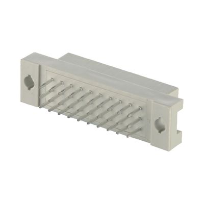 Din 41612 30 Pin Rechte hoek Mannelijke pinnen Connector Door gat 3 rijen Verticale PCB