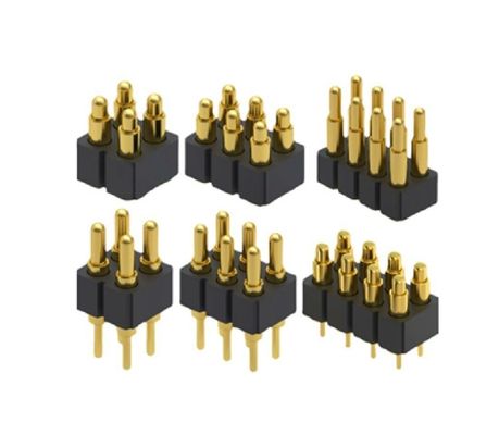 3.0mm pitch 3pin Goudgeplatte SMT Type Automotive Brass Pogo Pin Connector voor pcb