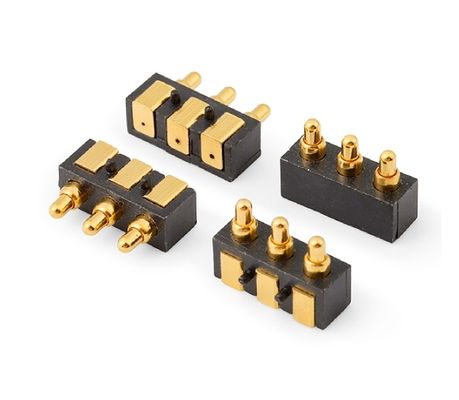 2.5mm 3 pin veerbeladen Pogo pin connector voor automotive toepassingen Nominale spanning 1A