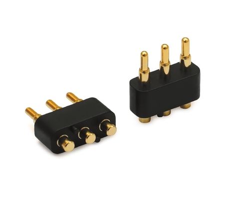 2.5mm 3 pin veerbeladen Pogo pin connector voor automotive toepassingen Nominale spanning 1A