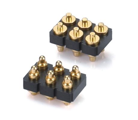 2.0mm 20 Pin Aanpassen Pogo Pin Connector Spring Pin Goudgeplatte SMT Pogo Connector