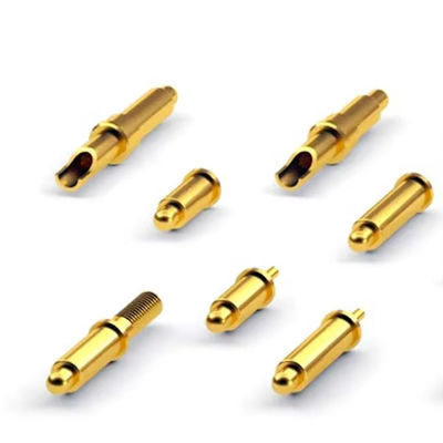 Custom Pogo Pin Side Sticker SMT Type Goud bekleed voor 2,00 mm Pogo Pin Connectors