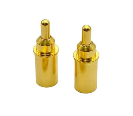 DC12V 2A 6.0mm POGO Pin SMT Gouden Pogo Pin Pad Messing Connector