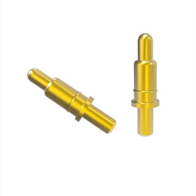 Mannelijke Messing Dual Header POGO Pin Spring geladen Pins met aangepast contactmateriaal
