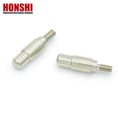 Custom Messing Pogo Pin Connector Tin Plated Spring Loaded M3 Schroef Pogo Pin