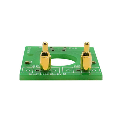 Hoog vermogen 9A batterij Messing POGO Pin Connector Door Hole PCB Spring geladen Pins