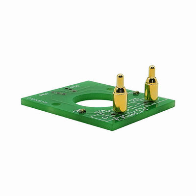 Hoog vermogen 9A batterij Messing POGO Pin Connector Door Hole PCB Spring geladen Pins