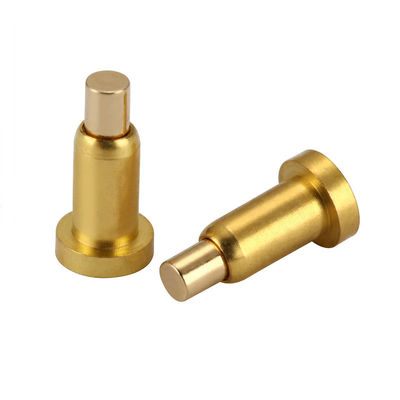 Persoonlijke batterij Messing Pogo Pin H7.2 Door Hole Pin Connector Veer geladen
