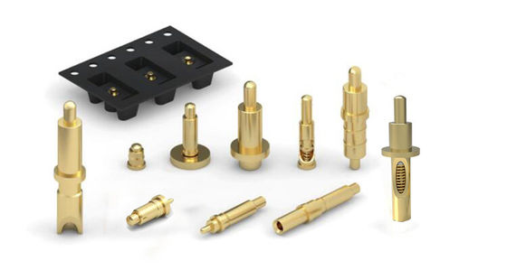 2.0mm Pogo Pin Connector Goud bekleed Dip Pogo Pin Custom