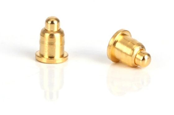 PCB-compatibele aangepaste 1Pin door het gat voor de lente geladen POGO Pin Connector