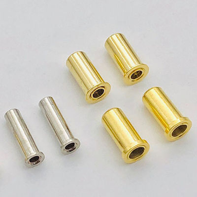 6.0mm C6801 Messing Pogo Pin SMT Connector Soldering Type Gold Plated Op maat