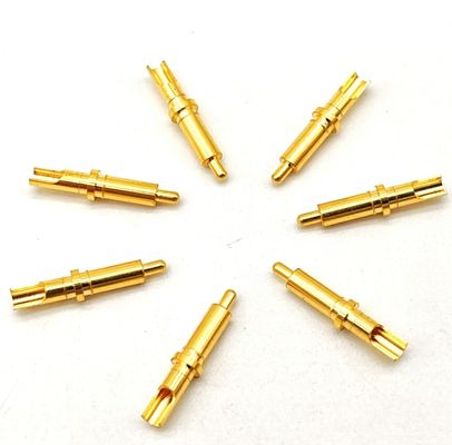 Hoogstroom Pogo Pin Connector DC 12V Spring Loaded Zinc Alloy Housing Material