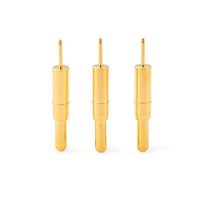 Hoogprecisie Messing C6801 Pogo Pin Connector Spring Loaded Dip Type Gold Plated