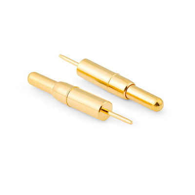 Hoogprecisie Messing C6801 Pogo Pin Connector Spring Loaded Dip Type Gold Plated