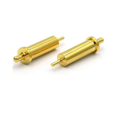 Hoogprecisie Messing C6801 Pogo Pin Connector Spring Loaded Dip Type Gold Plated