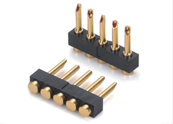2.54mm Pitch Pogo Pin Connector Solder Type Vrouwelijke Pogo Pin 1x05P